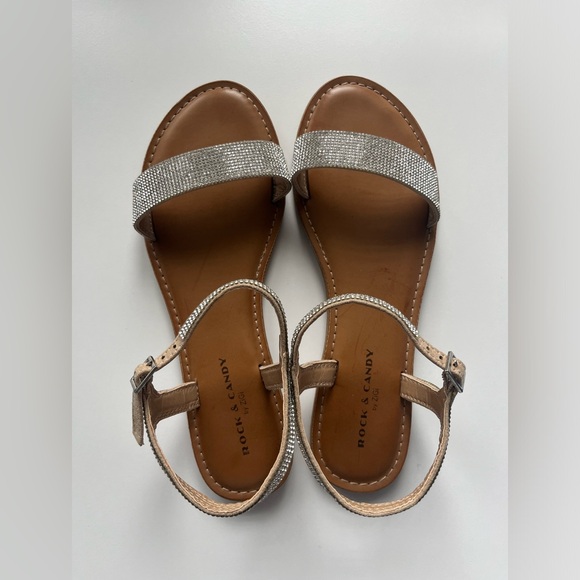Rock & Candy by ZiGi sparkly sandals size 10 - Picture 2 of 6
